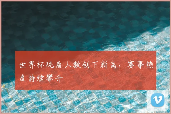 世界杯观看人数创下新高，赛事热度持续攀升